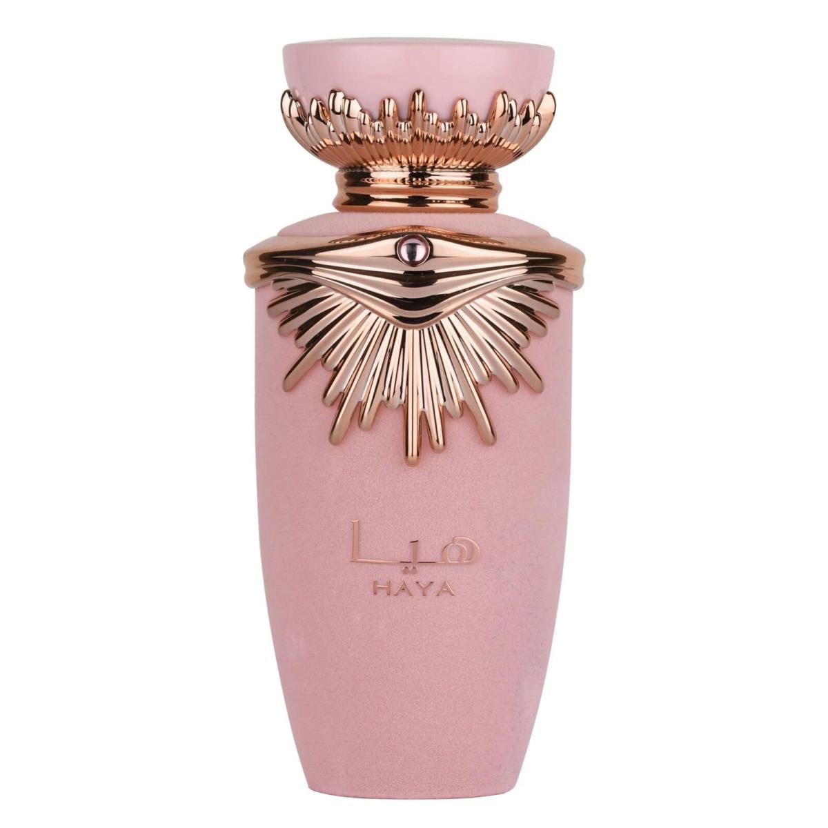 Lattafa Haya Eau de Parfum Spray For Women 3.4 Ounce