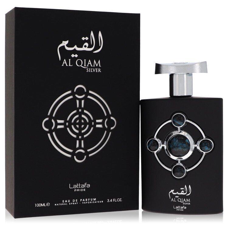 Lattafa Pride Al Qiam Silver by Lattafa Eau De Parfum Spray 3.4oz/100ml For Men