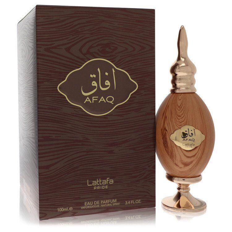 Lattafa Pride Afaq Gold by Lattafa Eau De Parfum Spray 3.4oz/100ml For Unisex