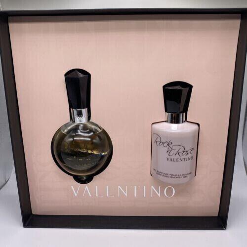 Valentino Rock n` Rose For Women 2pc Set: 1.6 Oz Eau de Parfum Spray + 3.3 Oz Shower Gel