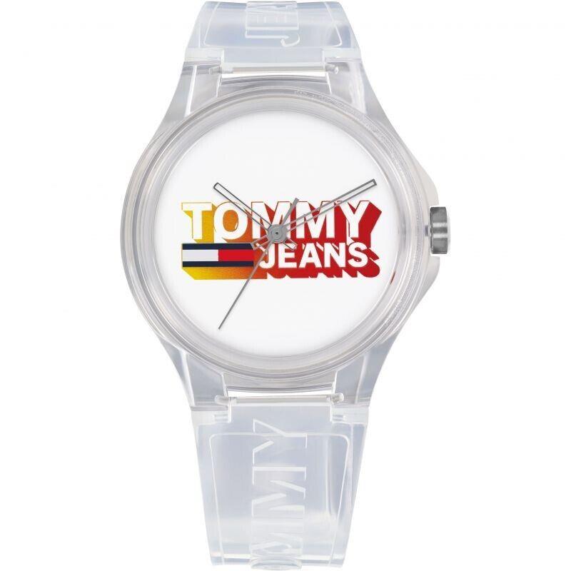 Tommy Unisex Jeans Silicone Watch in White 1720027