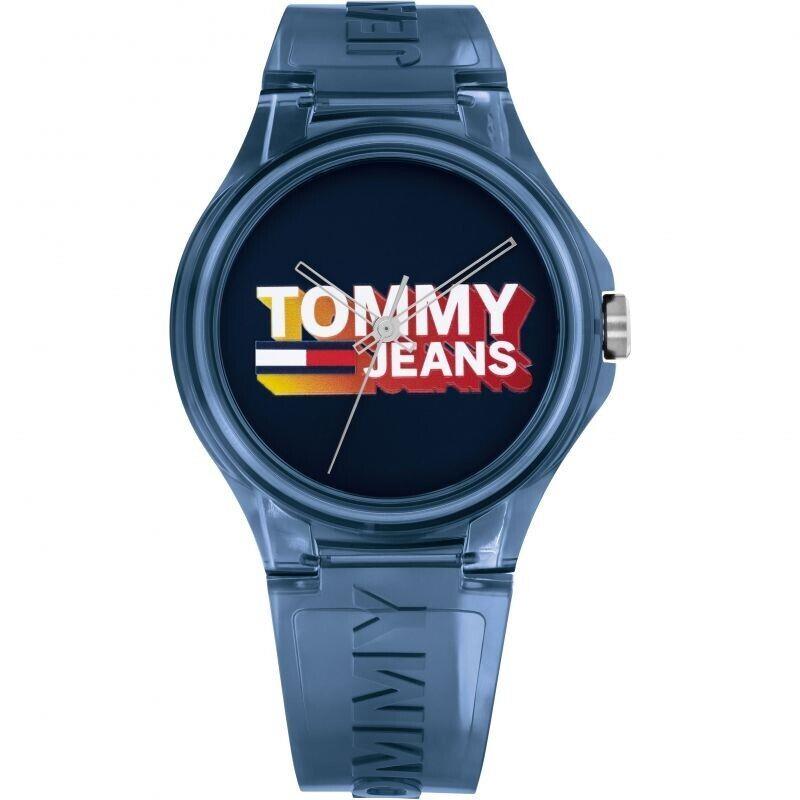 Tommy Unisex Jeans Silicone Watch in Navy 1720028