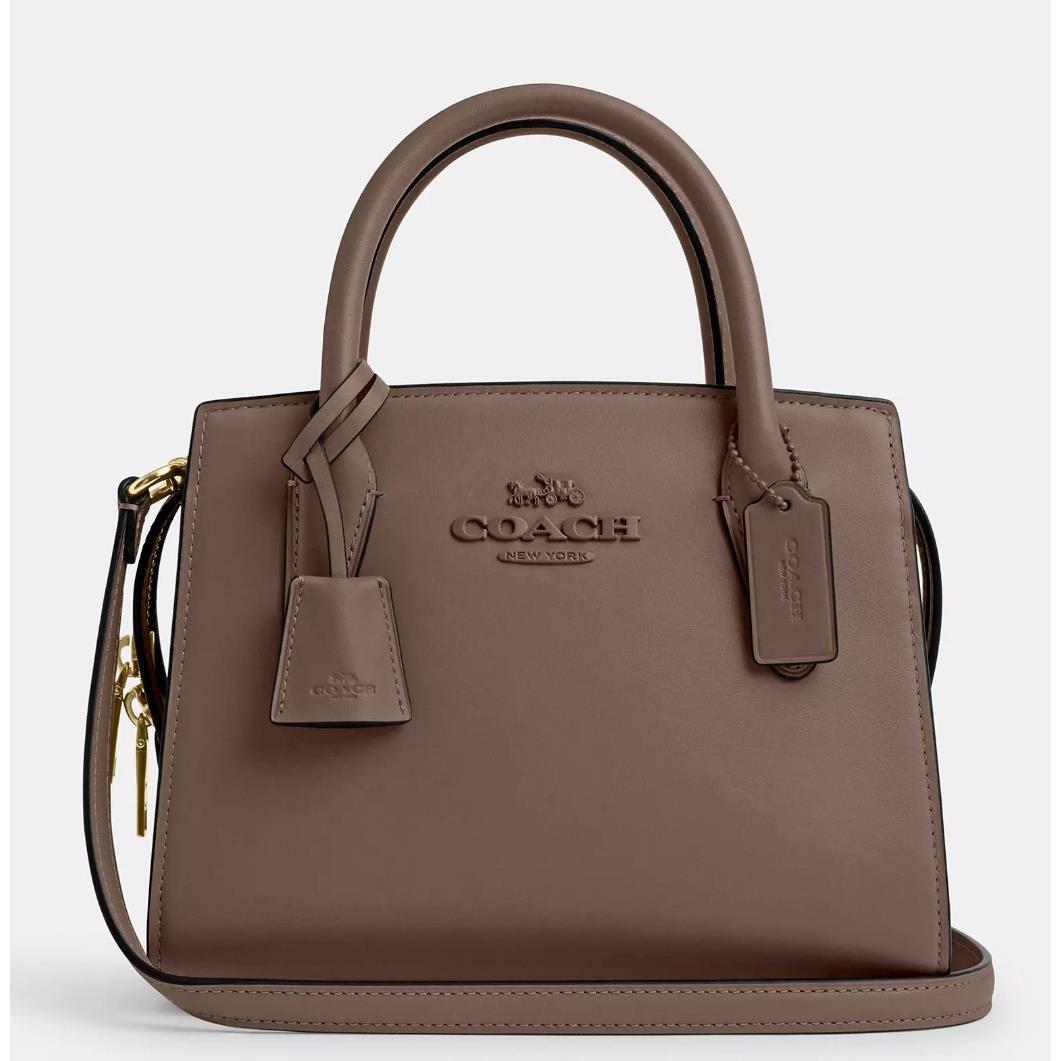 Coach Andrea Carryall Bag In Signature Jacquard/ Canvas CP081/CR105/CT766 CP081 Gold/Dark Stone