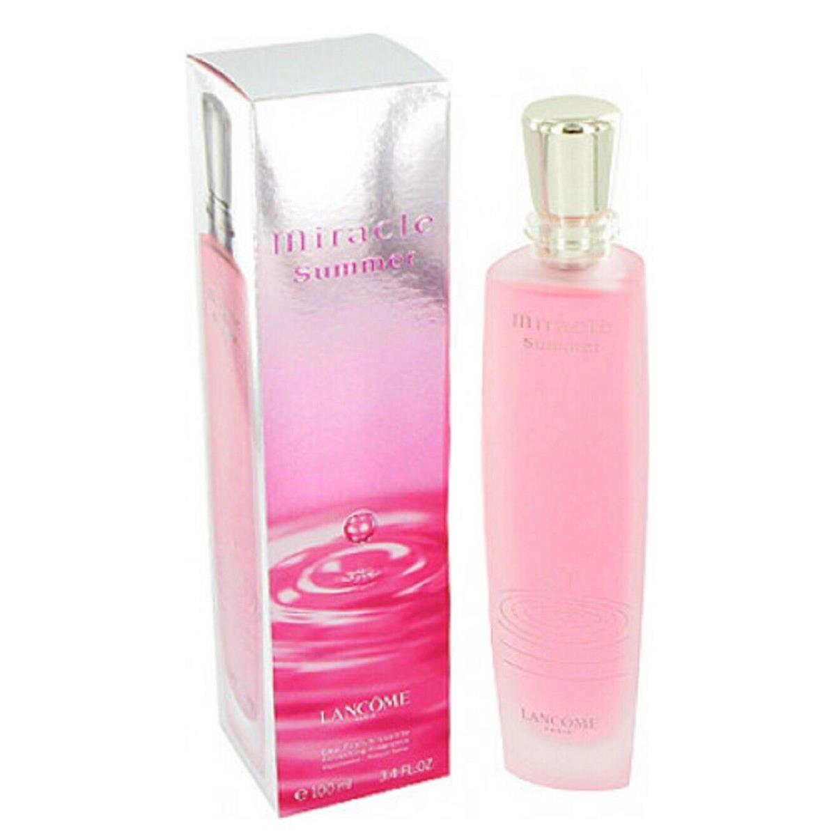 Miracle Summer Lancome 3.4 oz / 100 ml Eau Fraichissante Women Perfume