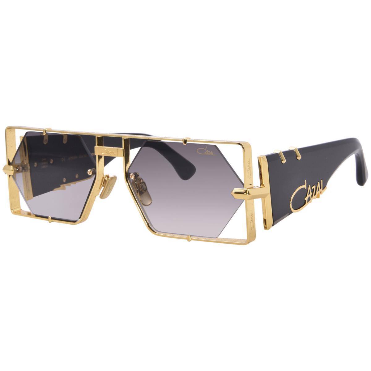 Cazal 004 001 Sunglasses Gold/black/grey Gradient Square Shape 58mm