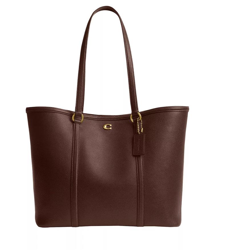 Coach Legacy Pebbled Leather Tote B4/MAPLE - Exterior: B4/MAPLE