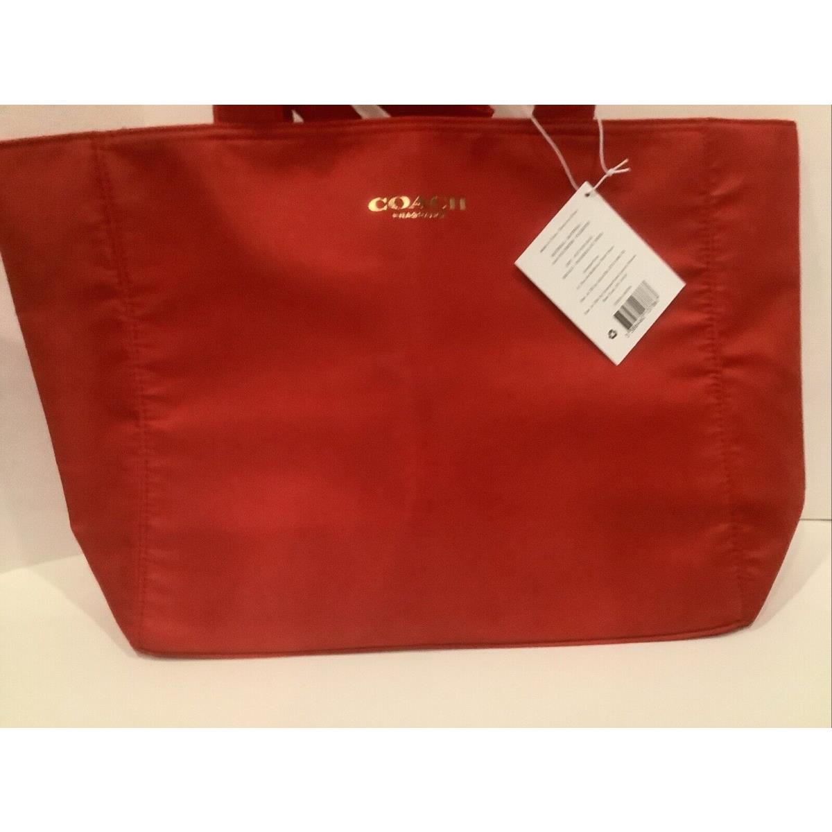 Coach Fragrance Red Tote Bag