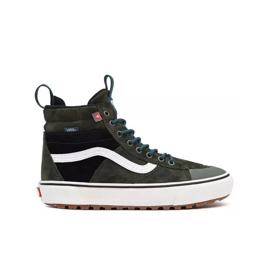 Szs 7.5-11: Vans SK8 HI Mte 2 Sneaker/boots: Olive Green Black:VN0A5HZZ50K