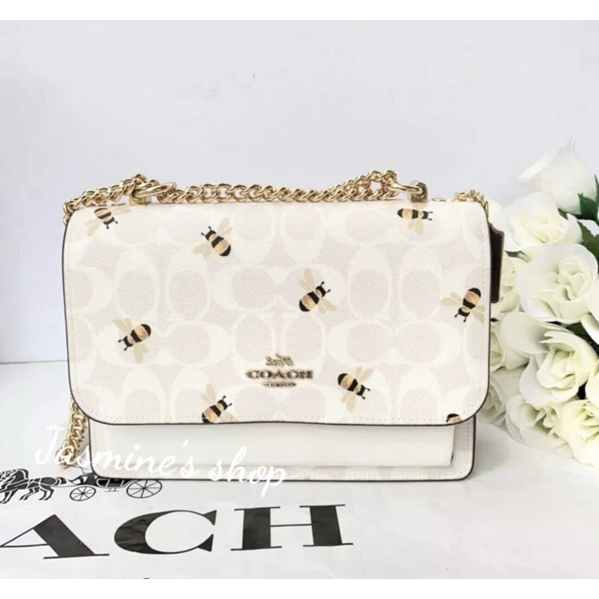 Coach Klare Crossbody In Signature Canvas with Bee Print CH515