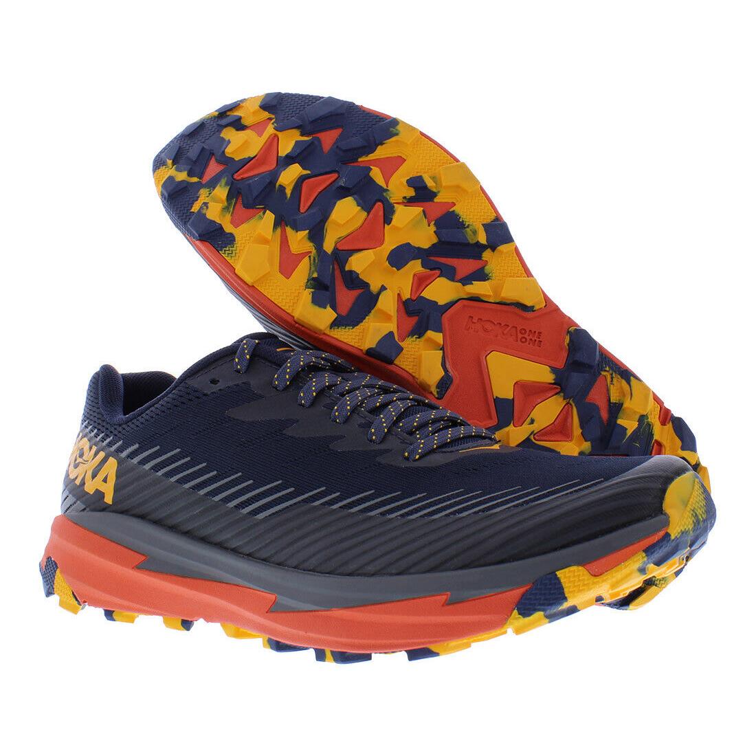 Hoka Torrent 2 Mens Shoes Size 9 Color: Outer Space/fiesta