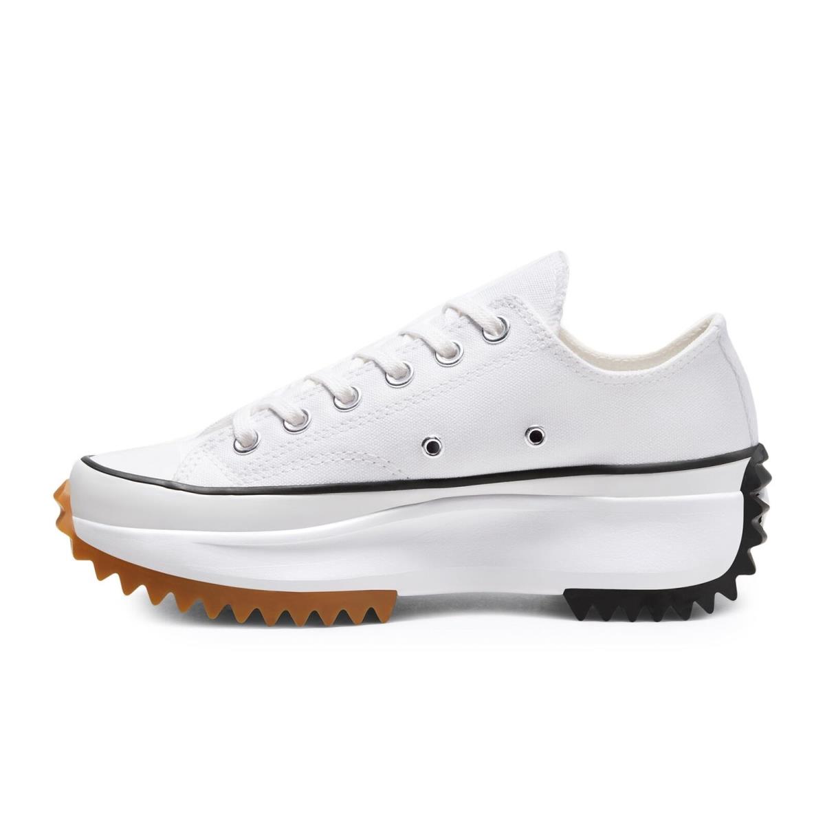 Converse Women`s Run Star Hike Platform Sneakers White/black/gum 6.5 Medium US