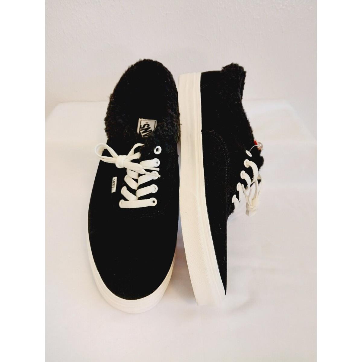 Vans Cozy Hug Sherpa Suede Black Skate Mens Size 13