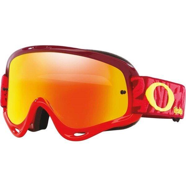 Oakley O Frame Troy Lee Designs Painted MX Goggles Red/fire Iridium