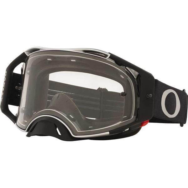 Oakley Airbrake Tuff Blocks MX Goggles Black Grey/clear