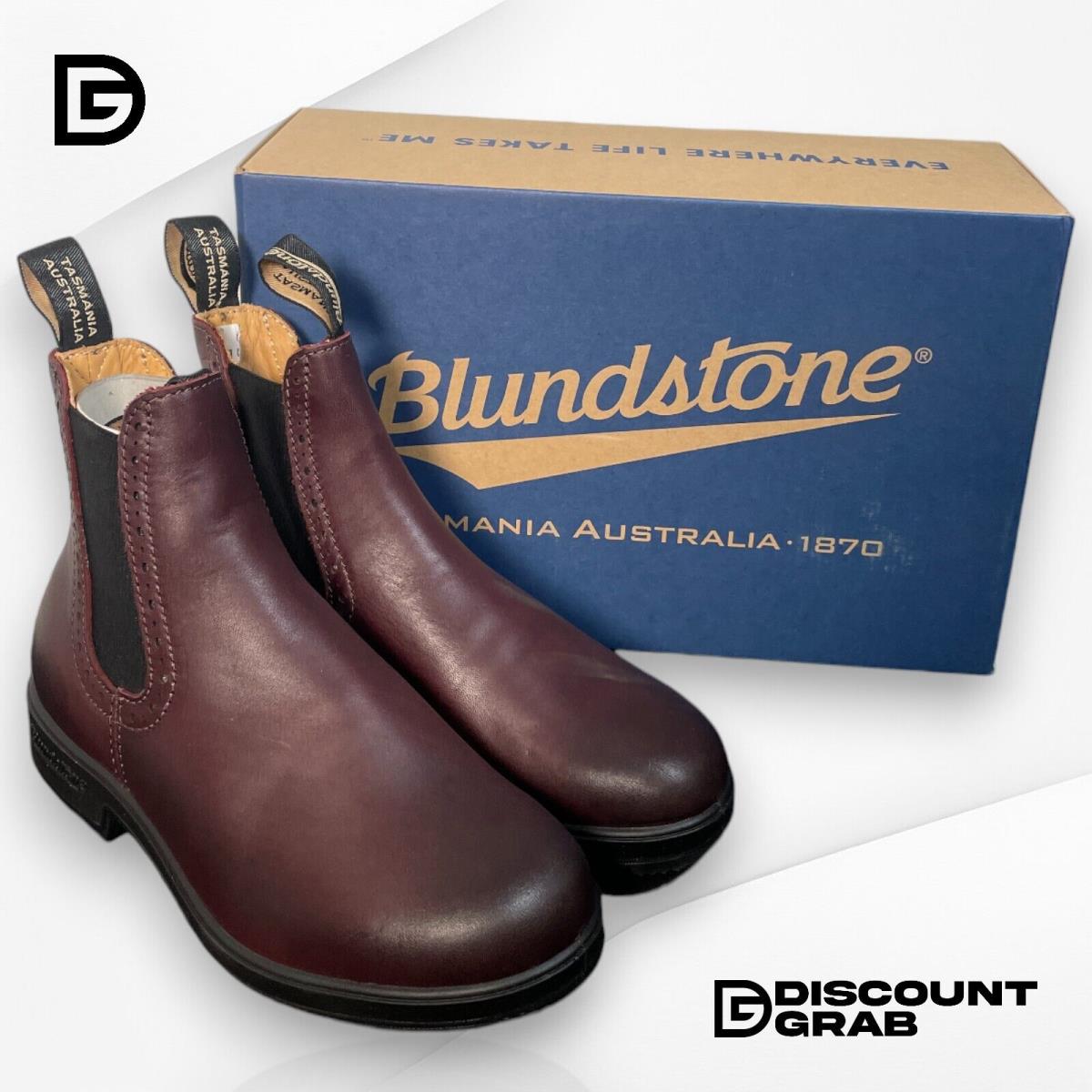 Blundstone 1352 Chelsea Elastic Sided Boot Lined Shiraz Size Usam 5/USAW 7