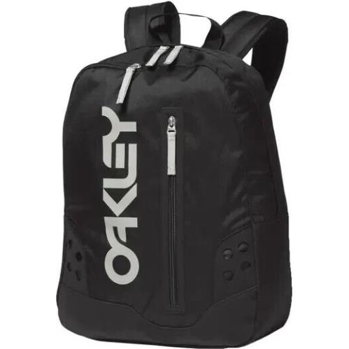 Oakley Black B1B Pack Backpack Logo Zip Pockets Travel Tech Padded Laptop Bag