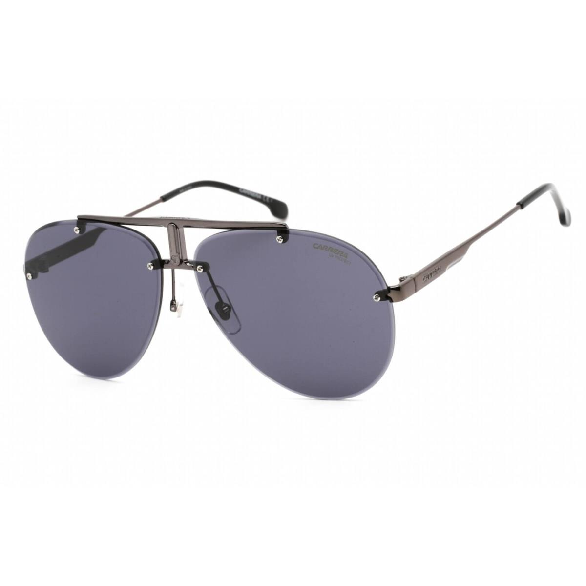 Carrera Men`s Sunglasses Ruthenium Black Frame Carrera 1032/S 0V81 IR