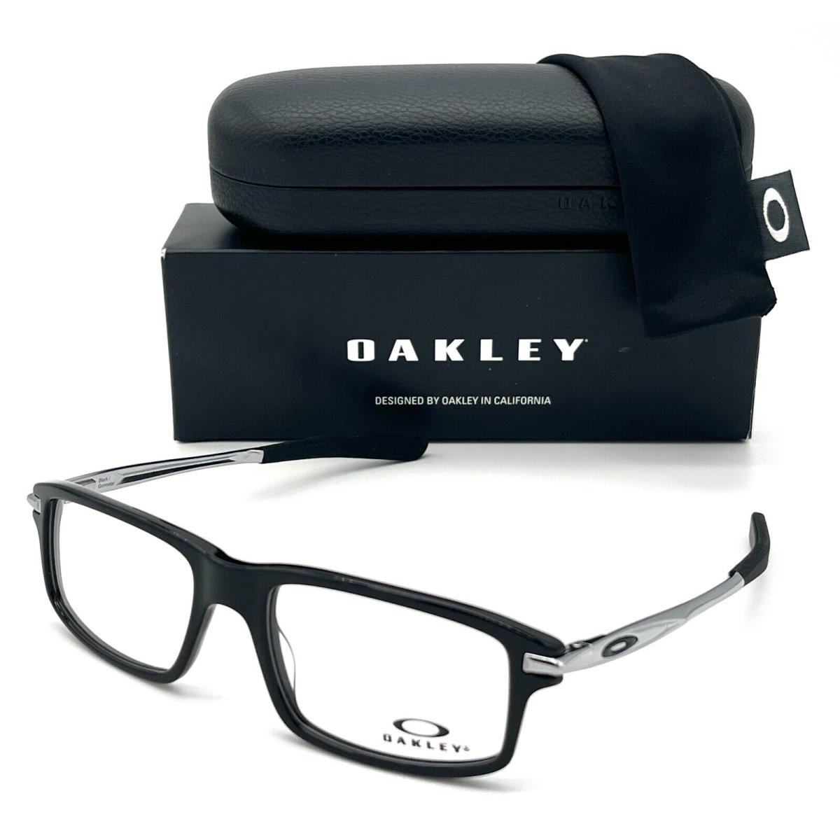 Oakley OX1100-0253 Black / Gunmetal / Demo Lens 53mm Eyeglass