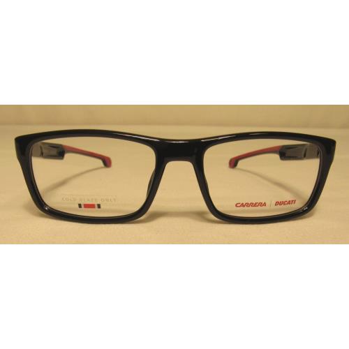 Carrera Ducati Carduc 016 0OIT Black Red Mens Eyeglasses 55 18 145 W/case Cloth