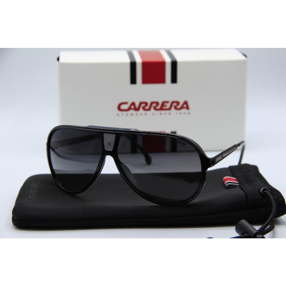 Carrera 1050/S 08AWJ Polarized Black Sunglasses W/case 63-10