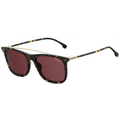 Carrera Dark Havana Burgundy Polarized Rectangular Sunglasses 150/S 086