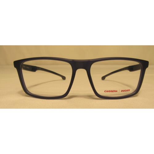 Carrera Ducati Carduc 024 0FLL Matte Blue Mens Eyeglasses 56 15 140 W/case Cloth