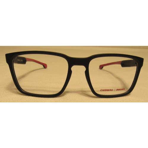 Carrera Ducati Carduc 013 0OIT Black Red Mens Eyeglasses 56 18 145 W/case Cloth