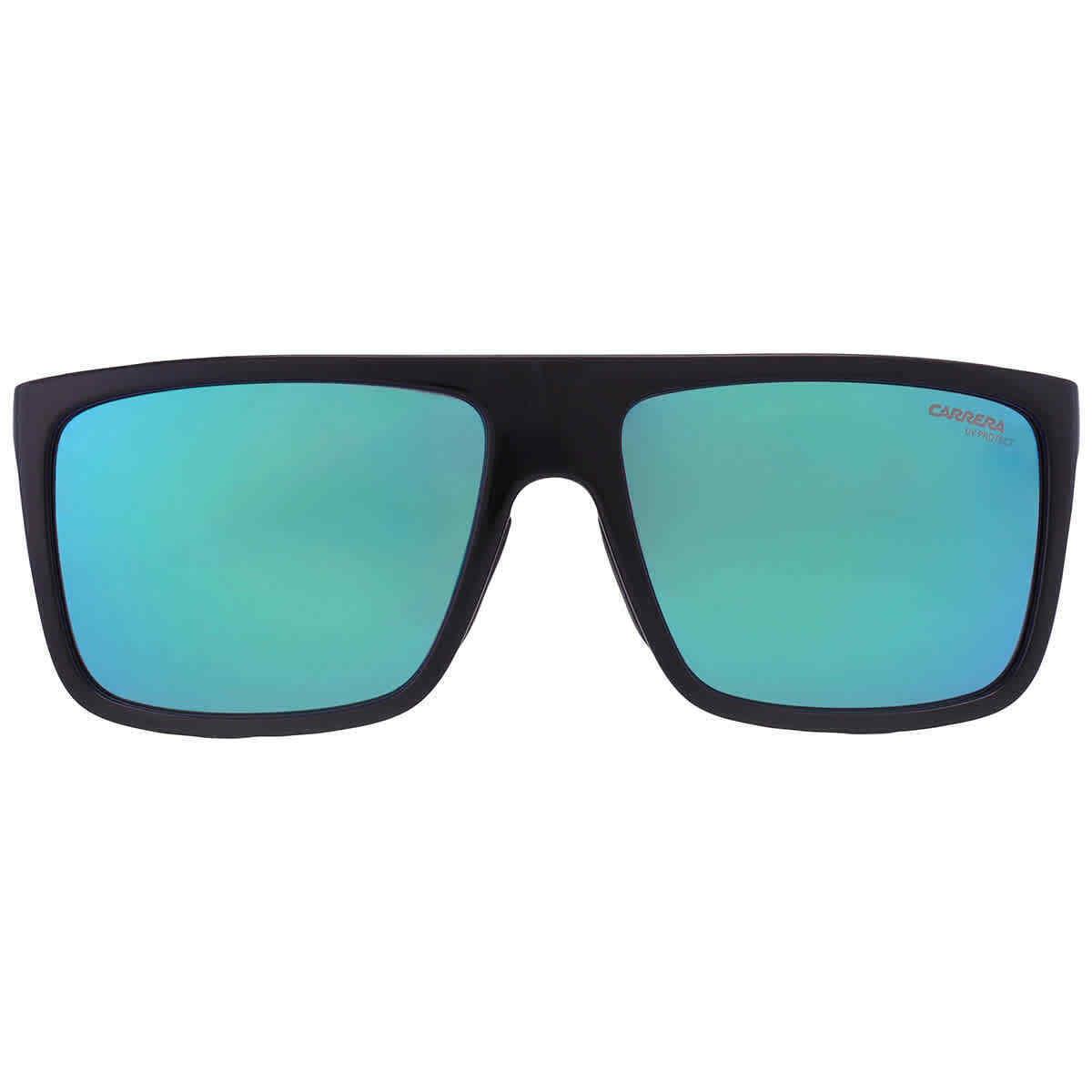 Carrera Green Multilayer Browline Men`s Sunglasses Carrera 8055/S 07ZJ/Z0 58