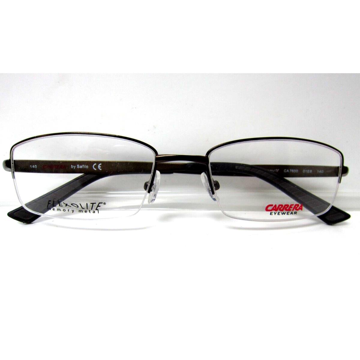 Carrera Safilo CA 7600 01E8 Eyeglasses Frame Flexolite 52-18-145 Brown