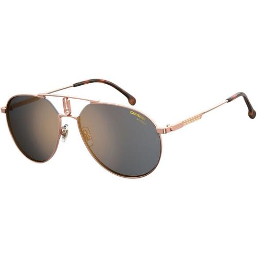 Carrera Gold Copper Pilot Sunglasses Mirrored Lenses 59MM 1025/S Ddb