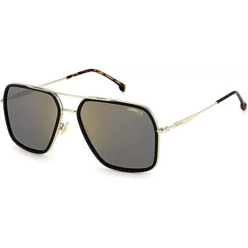 Carrera Sunglasses CA273/S 2M2 Gold Black Frame W/ Grey Gold Mirrored Lens