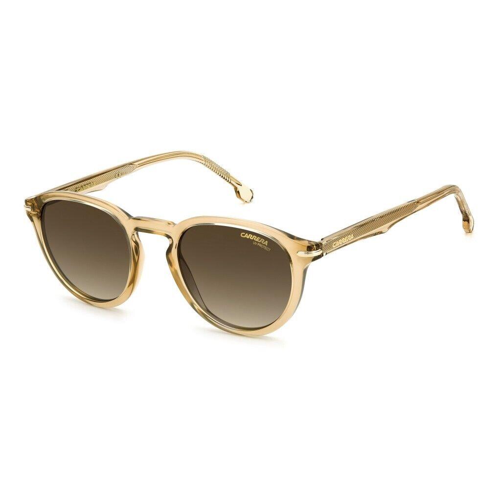 Carrera Men`s Round 50mm Gradient Sunglasses Honey Gold