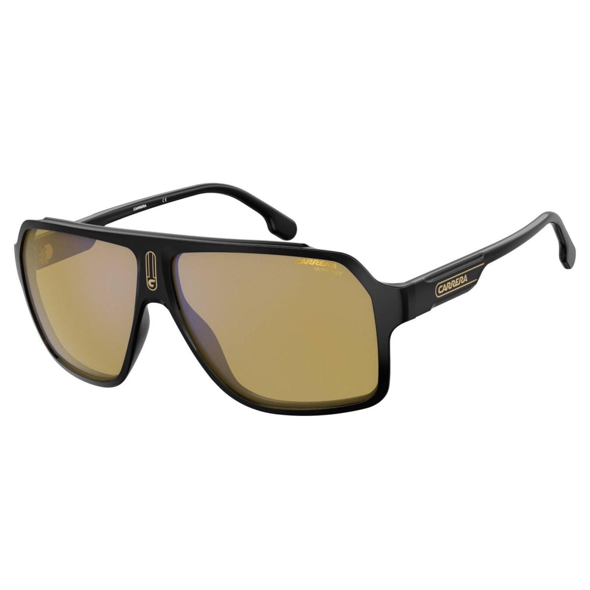 Carrera 1030/S 71CZ0 Black Gold/brown Blue Unisex Sunglasses 62mm