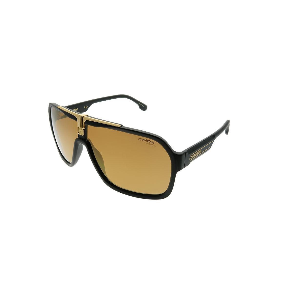 Carrera Unisex Navigator 64mm Sunglasses Matte Black/gold