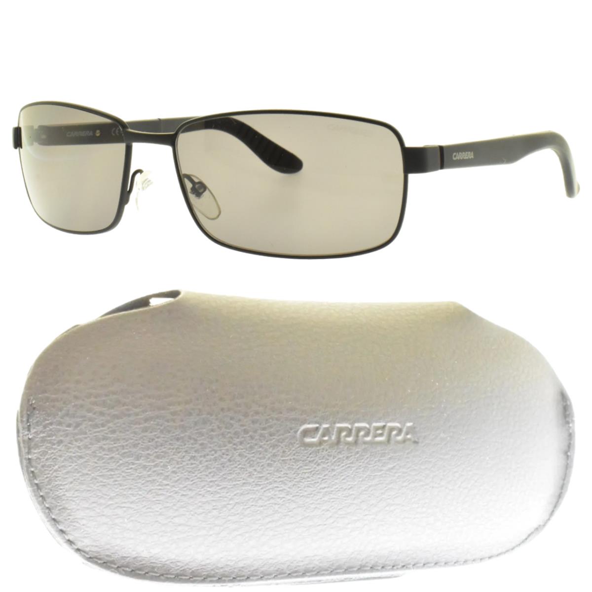 Carrera 8004/F 94XY1 Black Rectangle Full Rim Mens Sunglasses