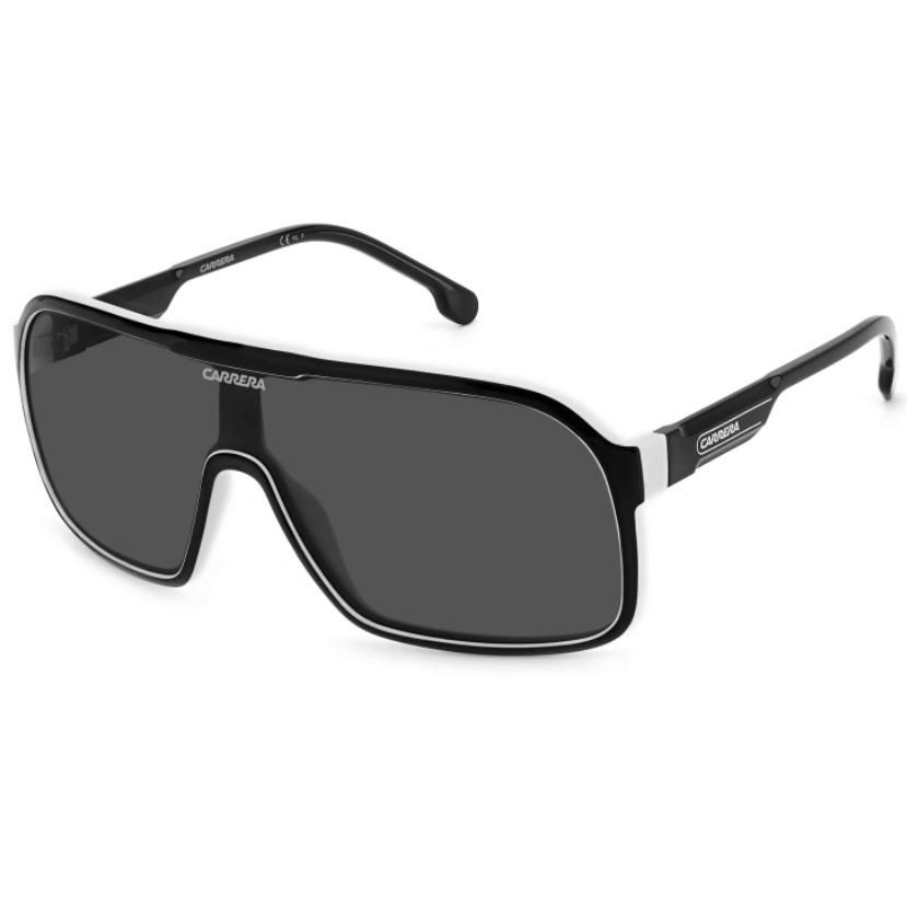 Carrera Unisex 1046/S 80S Black White Aviator Sunglasses