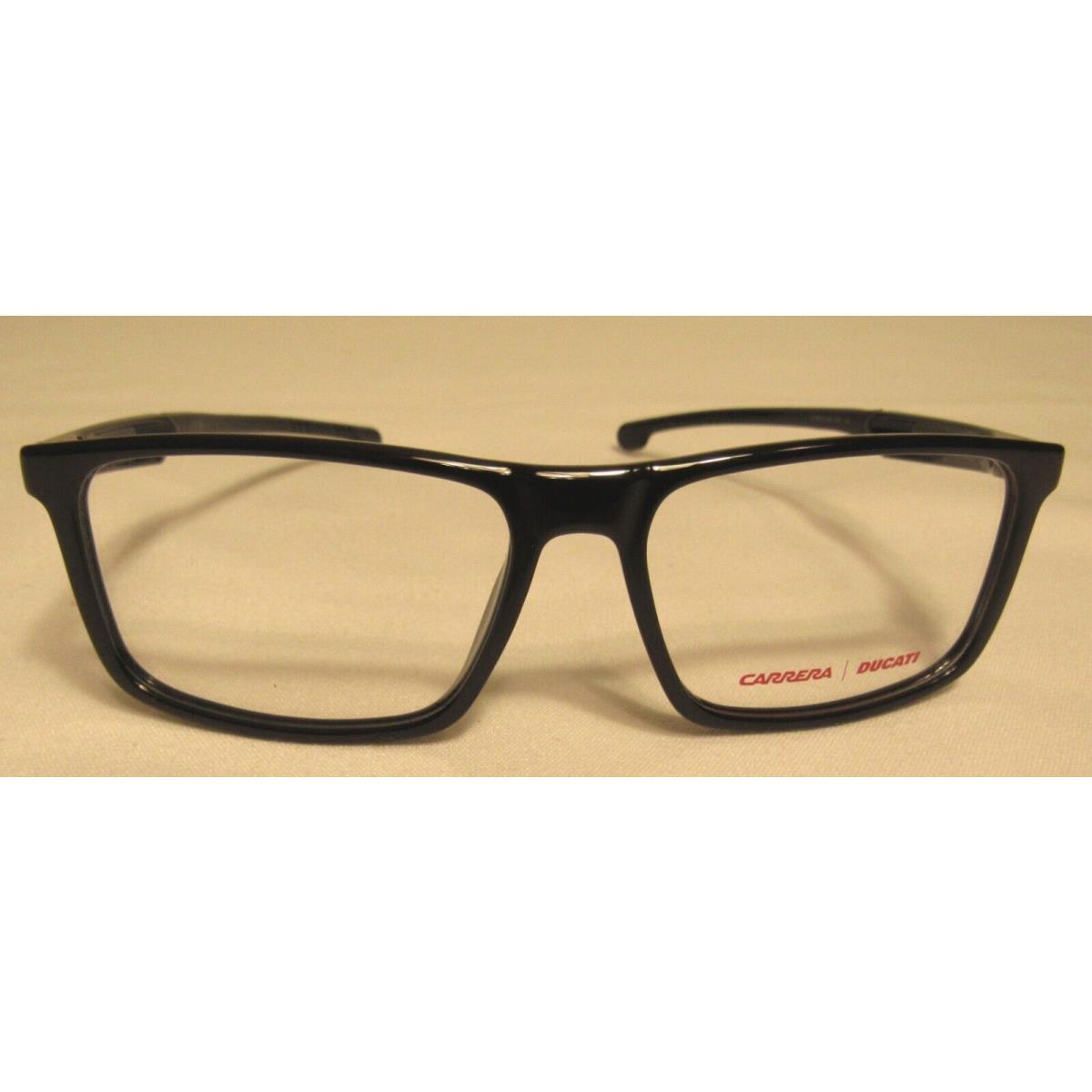 Carrera Ducati Carduc 024 0807 Black Mens Eyeglasses 56 15 140 with Case +cloth