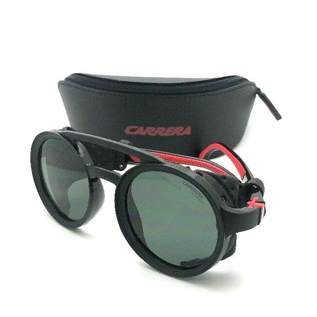 Sunglasses Carrera 5046/S 807QT 49-24 Matte Black W/side Shields Grey Lens