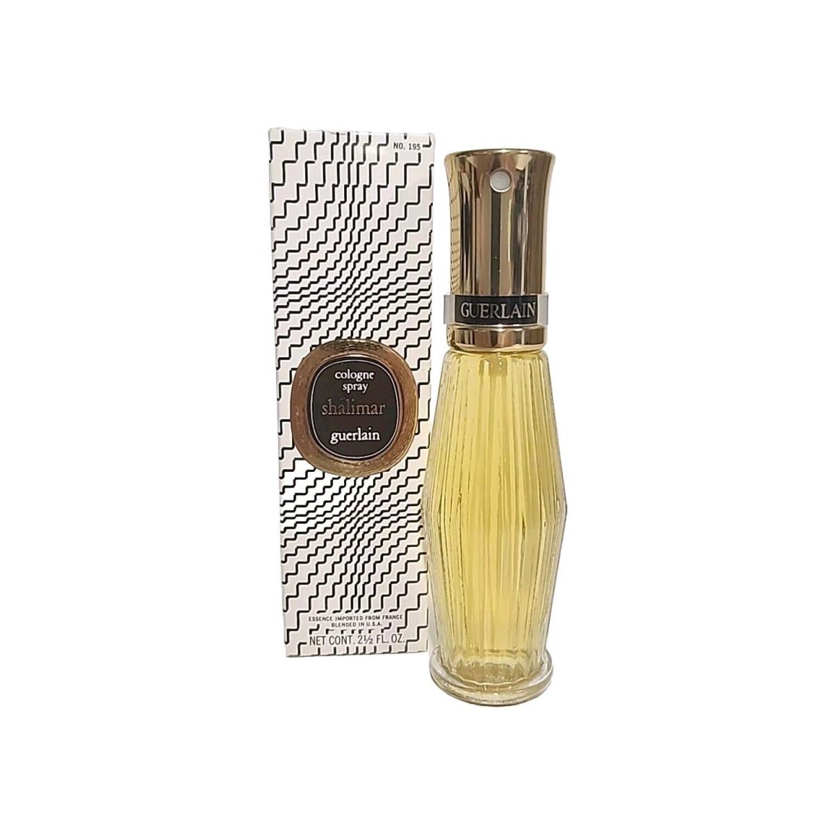 Shalimar Guerlain 2 1/2 Oz Eau De Cologne Spray Perfume 1967 No 195s