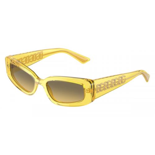 Dolce Gabbana Women`s 54mm Transparent Yellow Sunglasses DG4445-343311-54