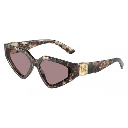 Dolce Gabbana Women`s 59mm Havana Brown Pearl Sunglasses DG4469-34387N-59