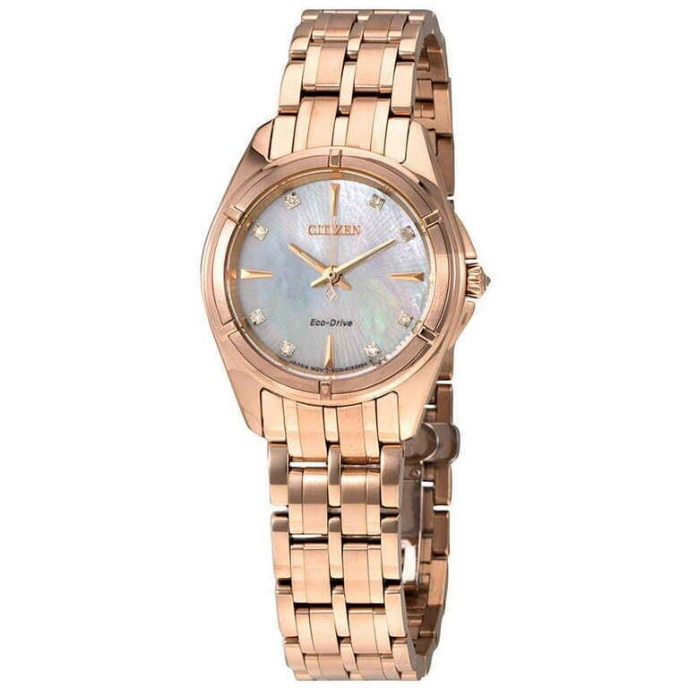 Citizen Women`s Prezia 30mm Solar Quartz Eco-drive Watch EM0353-50D