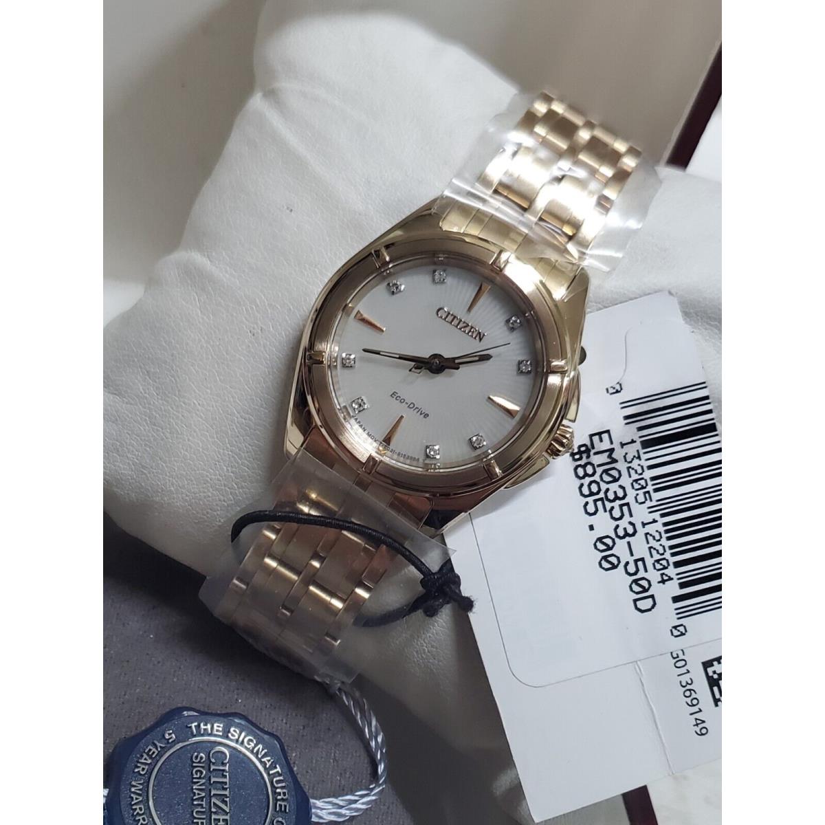 Citizen Eco-drive Prezia 29mm Rose Gold Stainless Steel Rose Gold