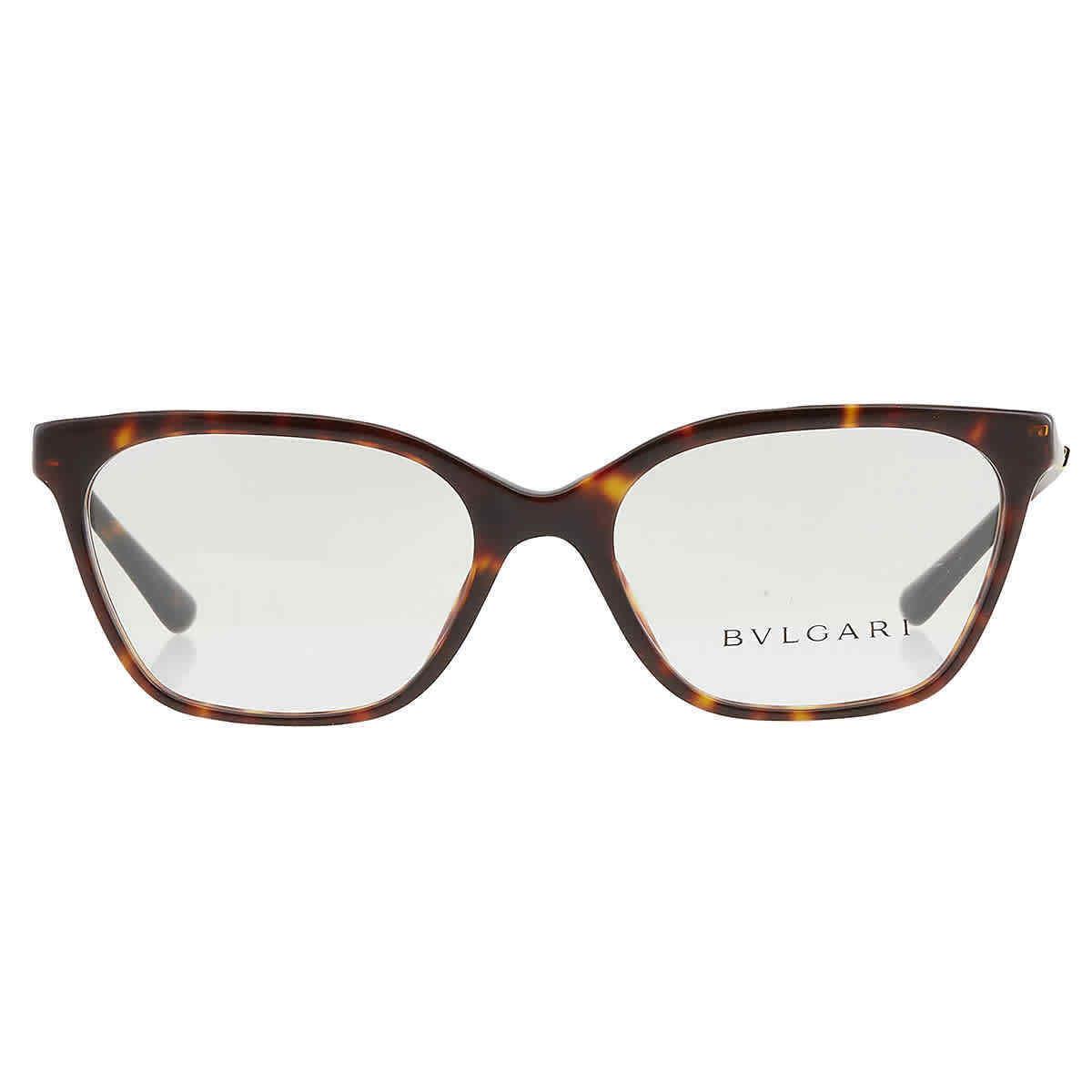 Bvlgari Demo Rectangular Ladies Eyeglasses BV4207504 53 BV4207 504 53