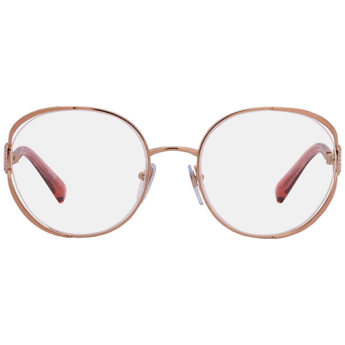 Bvlgari Demo Round Ladies Eyeglasses BV2245B 2057 54 BV2245B 2057 54