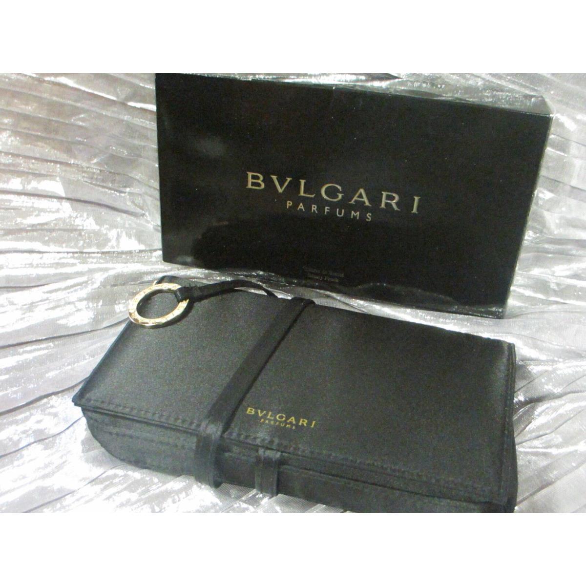 Adorable Bvlgari Beauty Pouch IN Black W Box