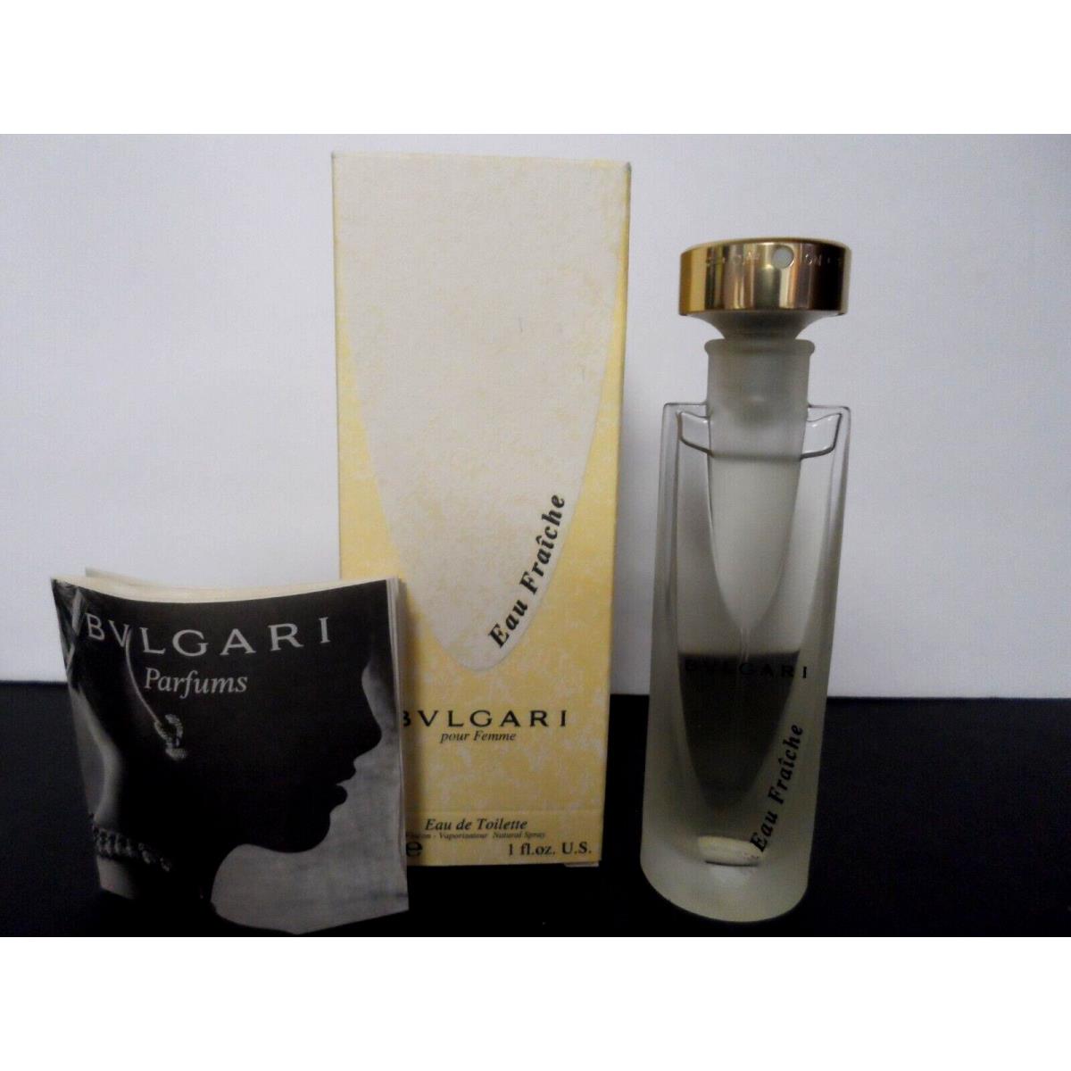 Bvlgari Pour Femme Eau Fraiche Edt Spray 1 oz / 30 ml Not