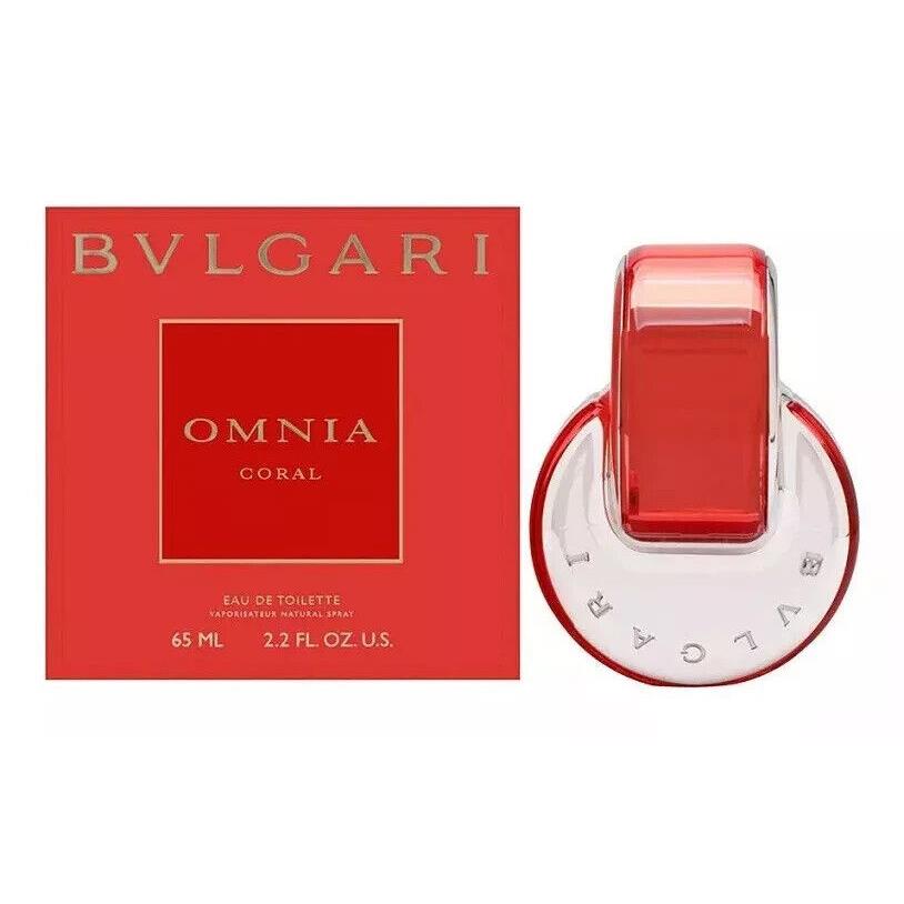 Bvlgari Omnia Coral Women 2.2 oz 65 ml Eau De Toilette Spray Same As Photo