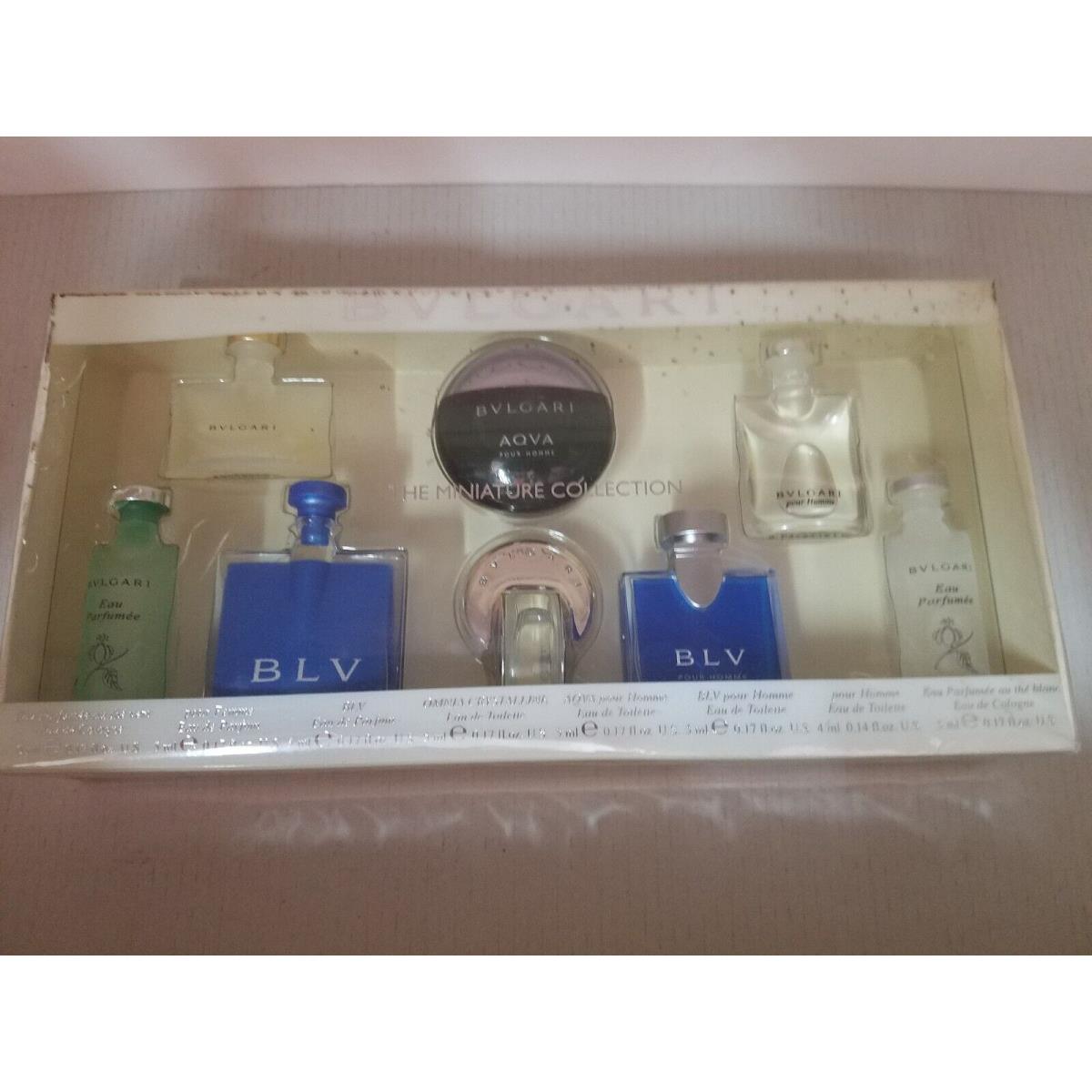 Bvlgari 8 Pieces Mini Gift Set For Women Men Splash Please See Description