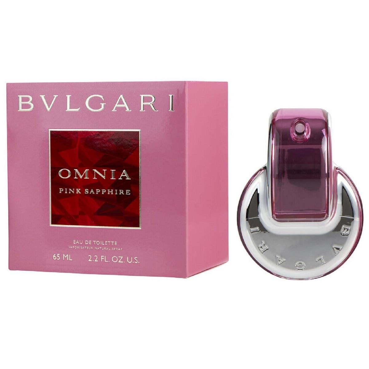 Omnia Pink Sapphire Bvlgari 2.2 oz / 65 ml Eau de Toilette Edt Women Perfume